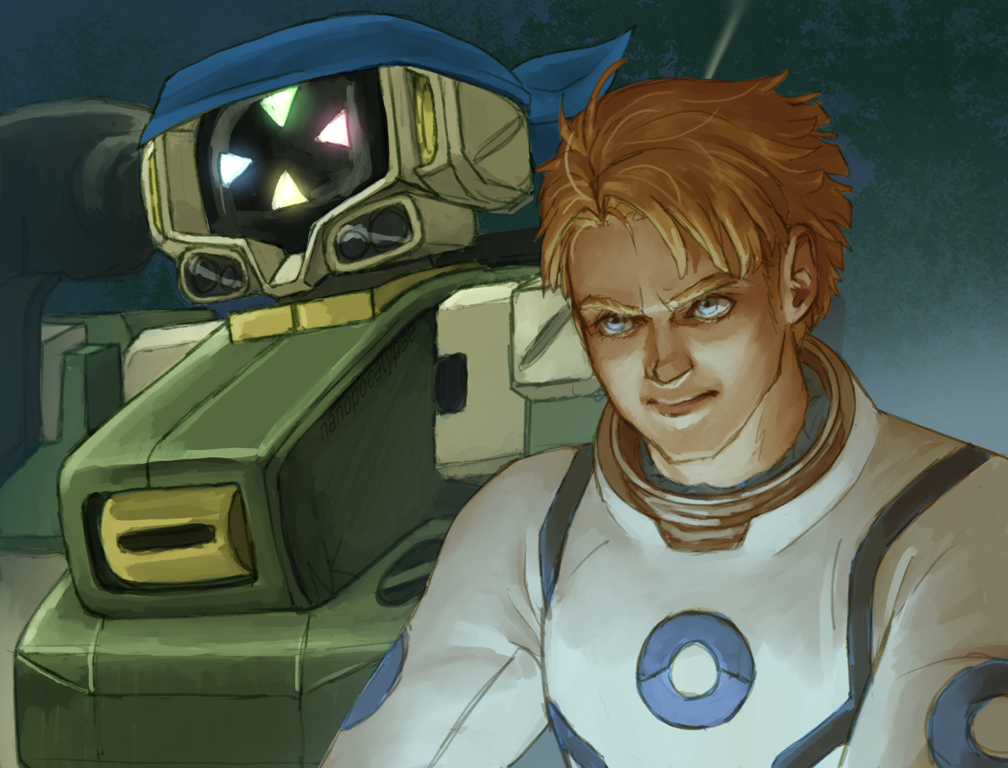 Kerbes and his Recksnow (Gundam Reconguista in G) - Clip Studio Paint, 2023
